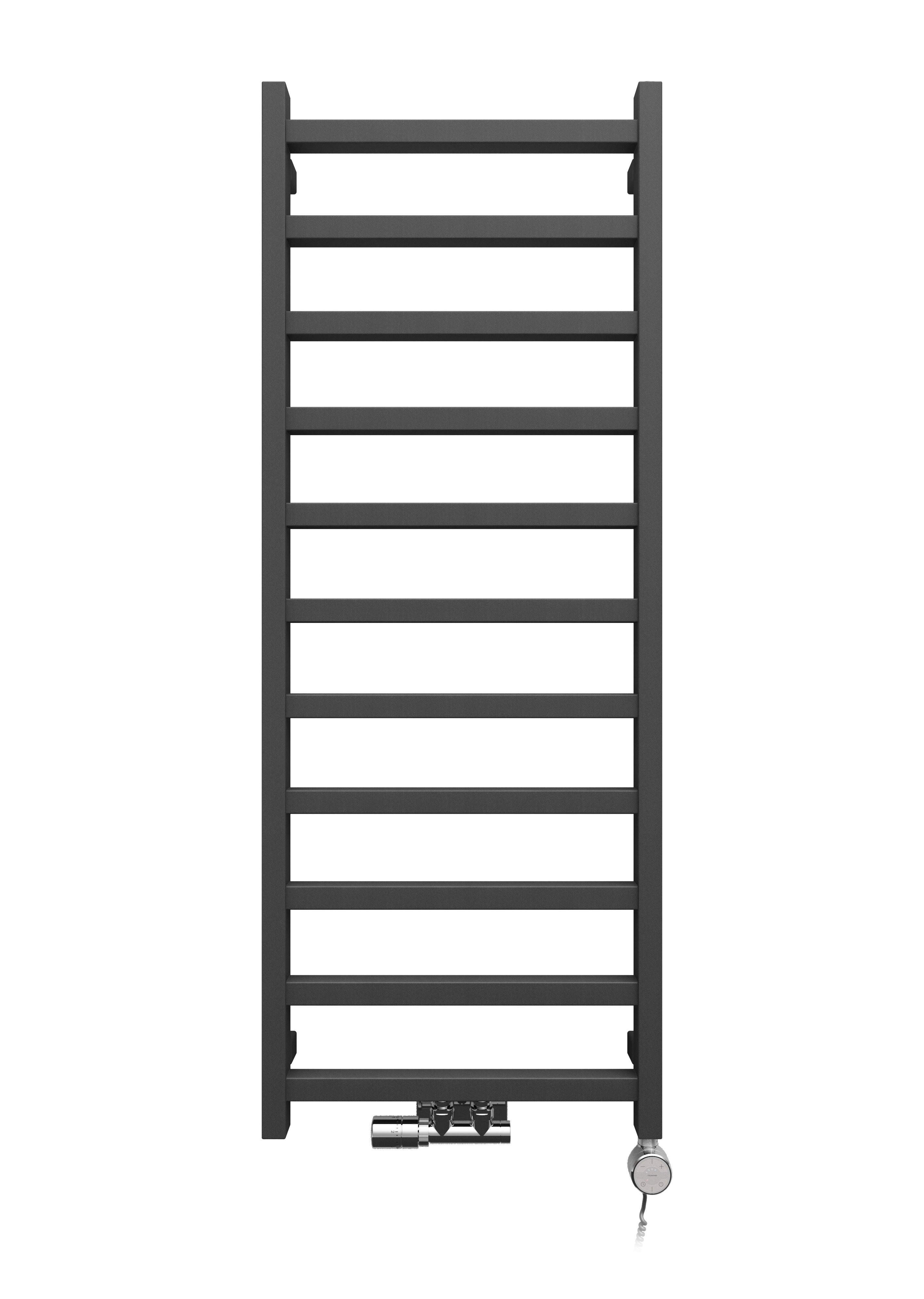 LaVita Lungo grzejnik łazienkowy dekoracyjny 96x50 cm szary