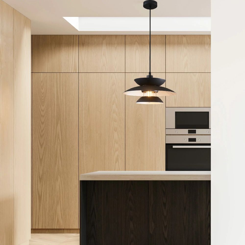 Goldlux Berit lampa wisząca 1x20 W czarna 327635