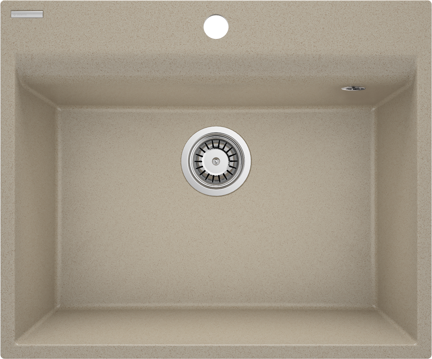 Deante Corio zlewozmywak granitowy 60x50 cm beżowy ZRC_710A