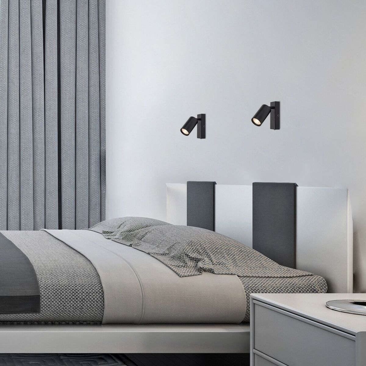 Rabalux Solo kinkiet 1x25W czarny 2084