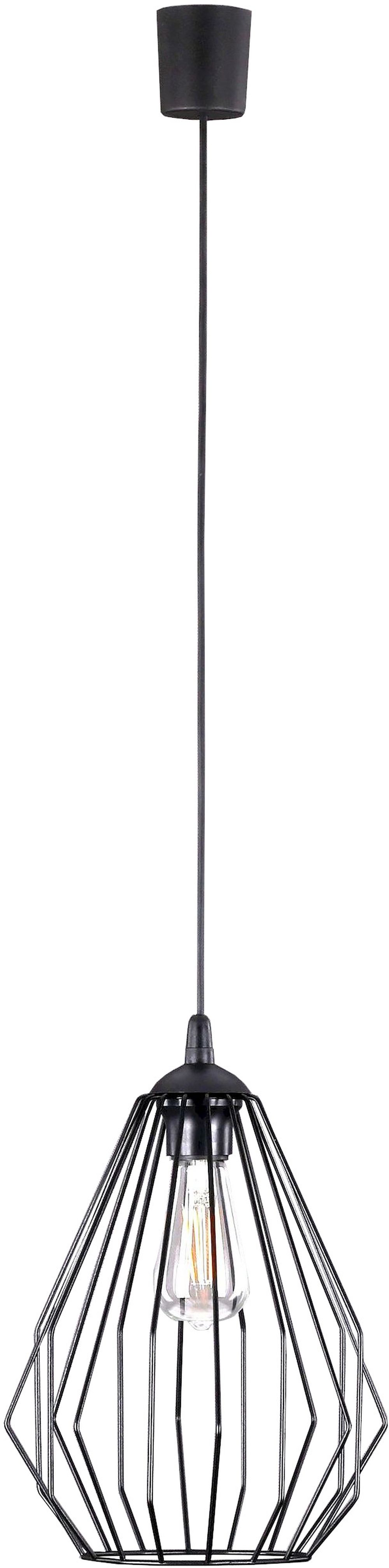 TK Lighting Brylant lampa wisząca 1x15 W czarna 6763 - Wysyłka w 24h
