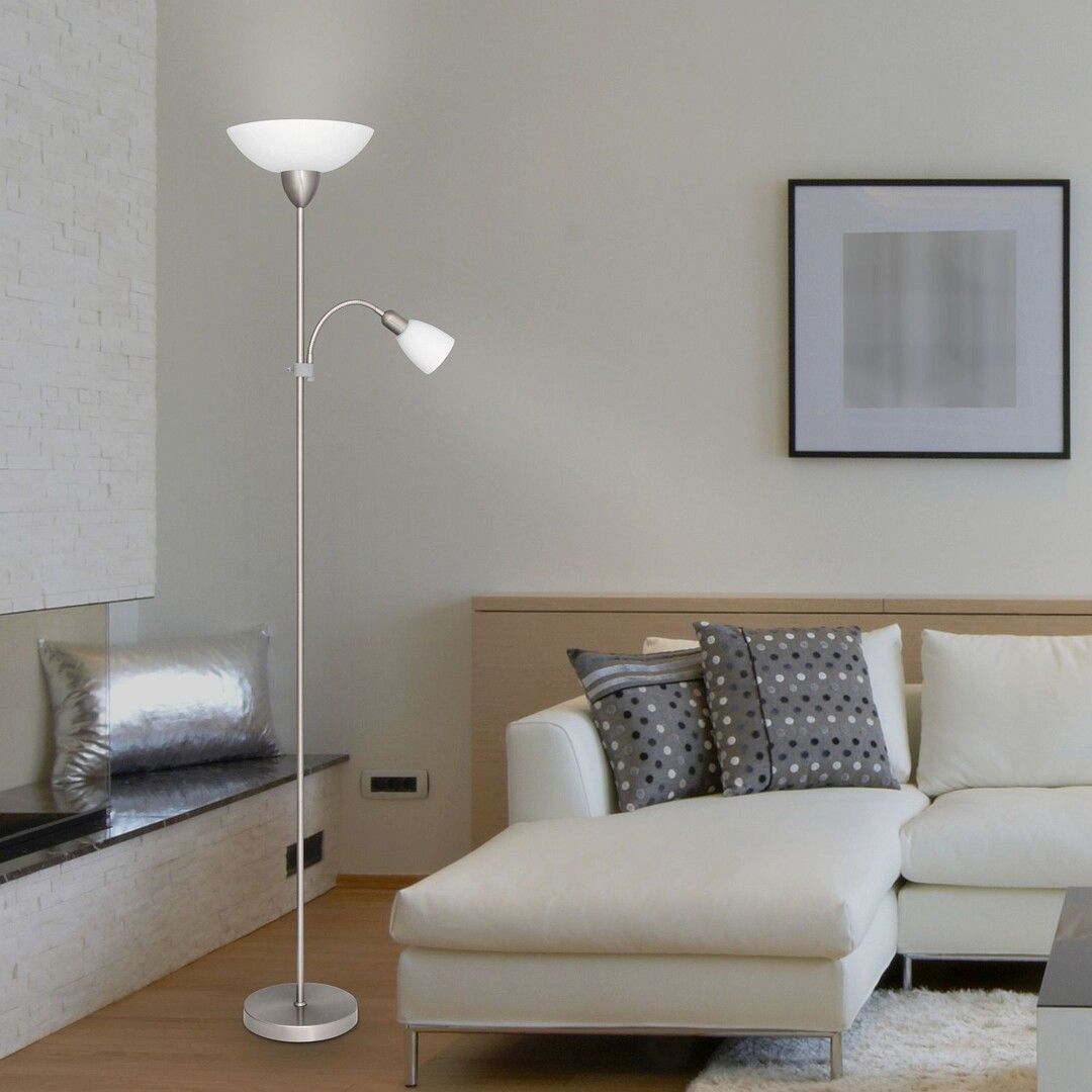 Rabalux Diana lampa stojąca 2x60 W biała/chrom 4067