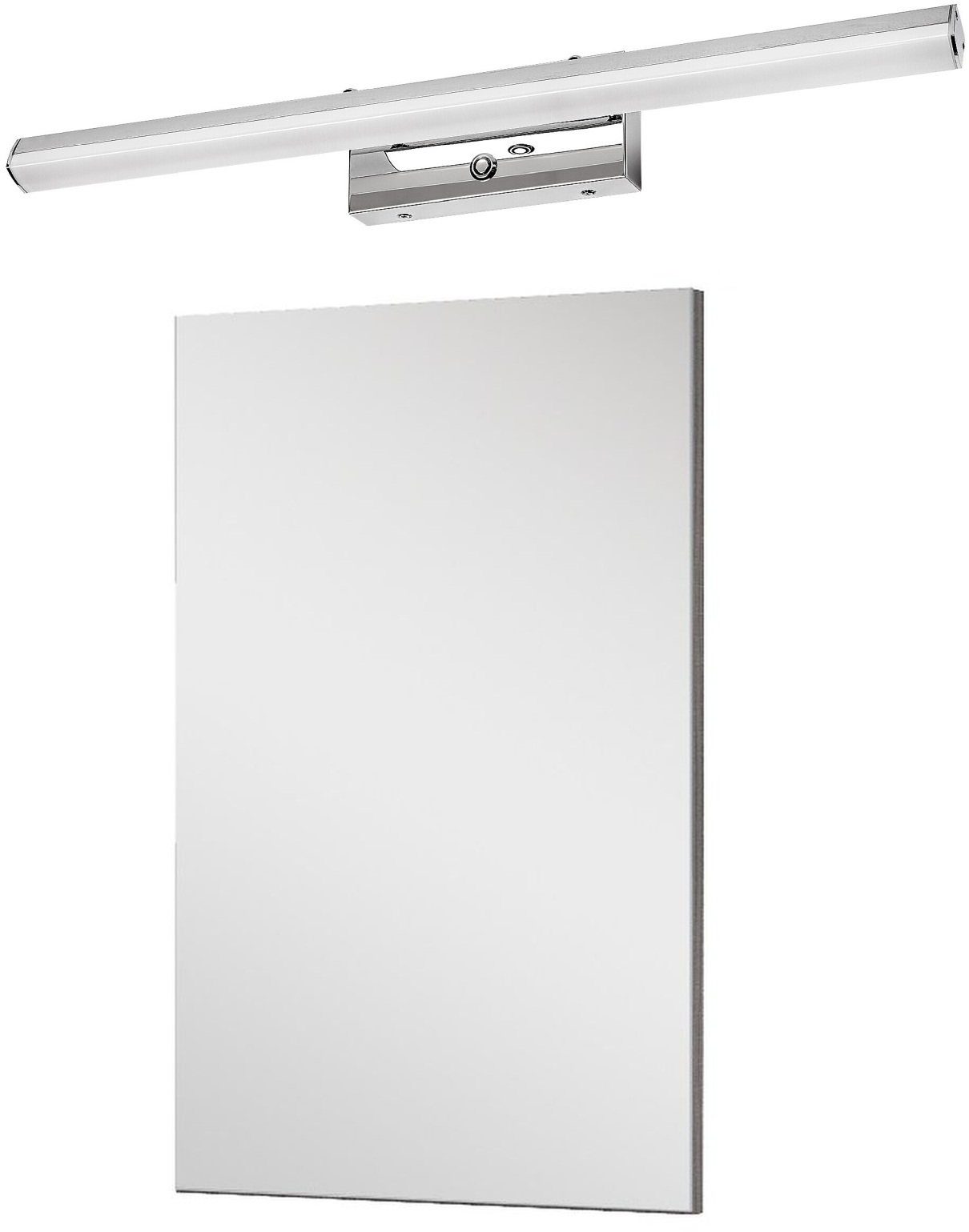 Zestaw Elita Sote lustro 40x70 cm prostokątne z kinkietem Rabalux Turgon 1x13W chrom (RE062947000010, 75016)