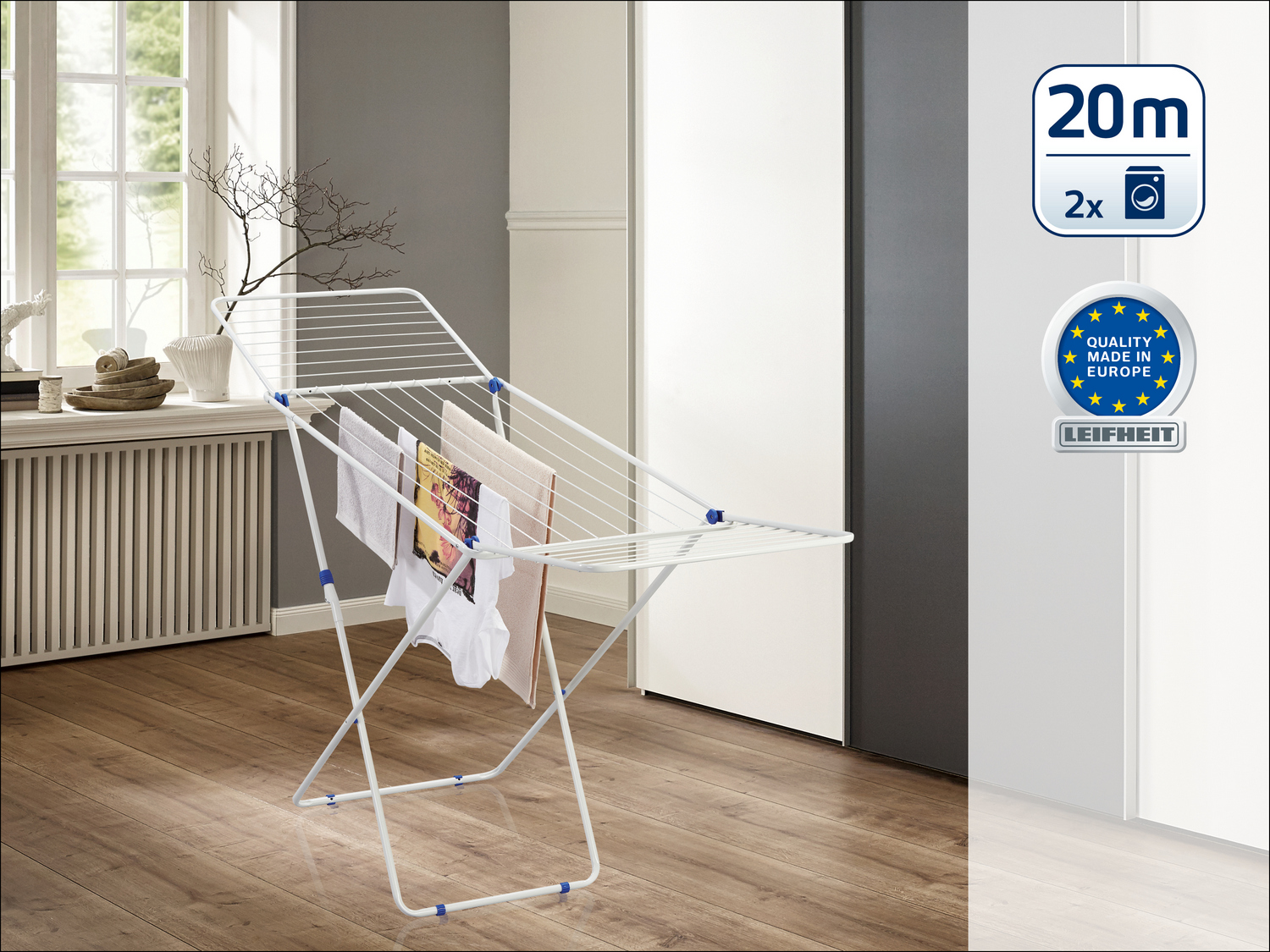 Leifheit Classic 200 Easy suszarka na pranie stojąca 81539