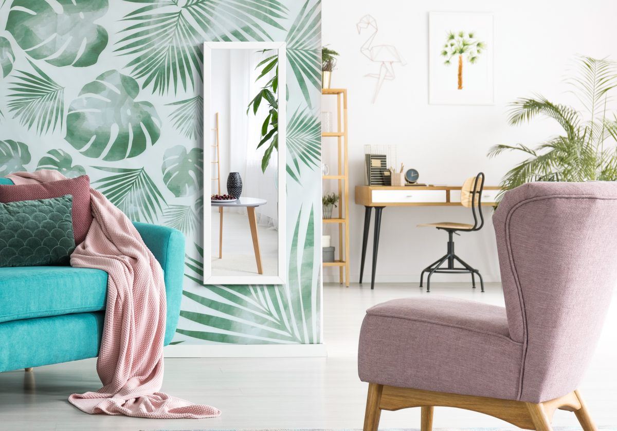 Styler Lahti lustro 47x127 cm prostokątne biały LU-12276 - Wysyłka w 24h