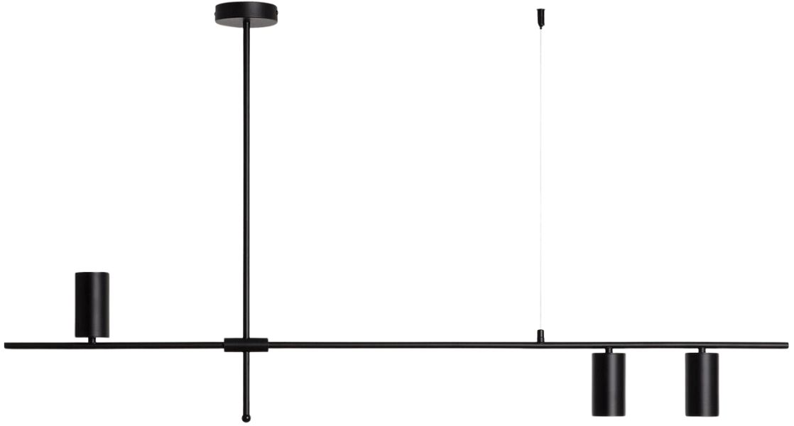 Abruzzo Cazzata lampa wisząca 3x20 W czarna ABR-LWL-CAZZ-B