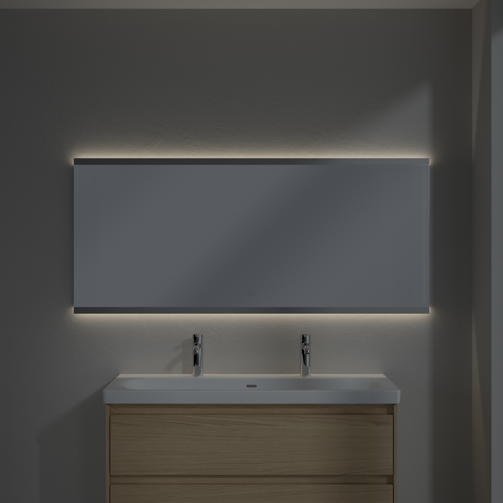 Villeroy & Boch More to See Square lustro 160x70 cm prostokątne z oświetleniem A4751600