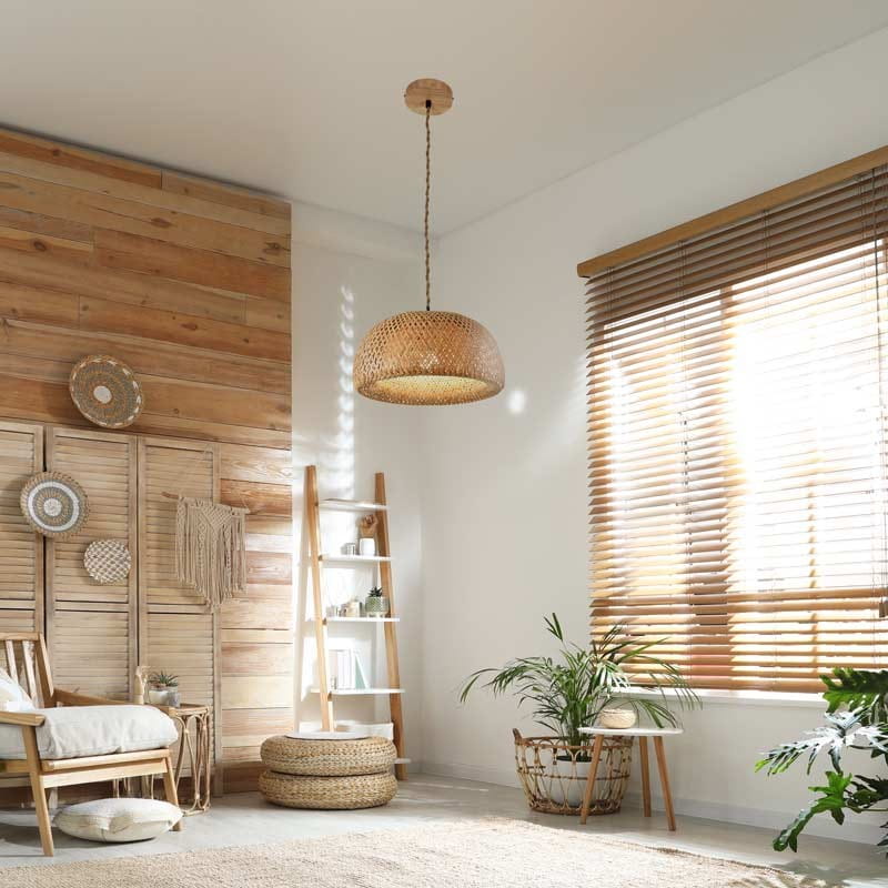 Abruzzo Boho lampa wisząca 1x40 W drewno ABR-NLW36-BH-E27