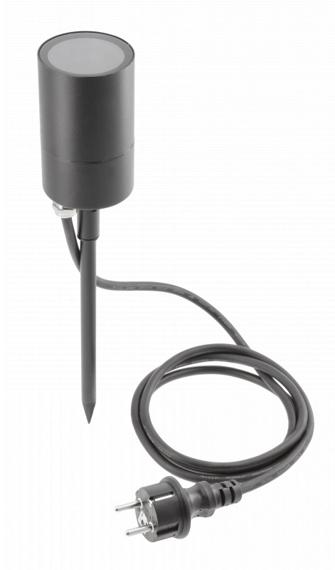 GTV Riven lampa stojąca zewnętrzna 1x20 W czarna OS-GRAZIEGU10-20