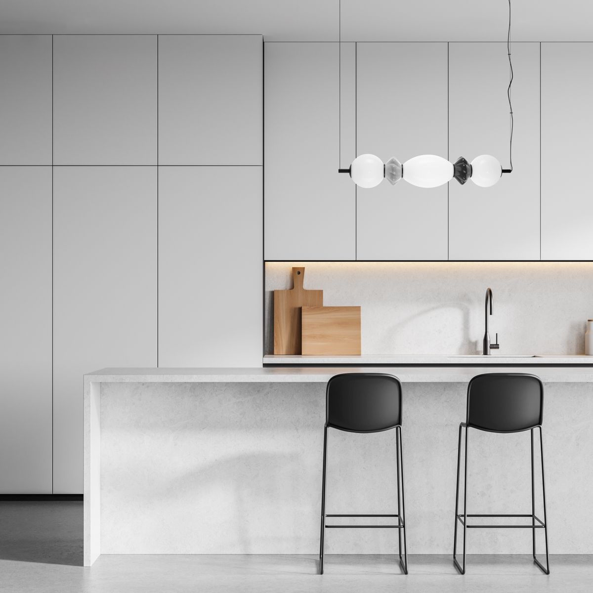 Italux Balos lampa wisząca 1x14 W czarna PND-94921-3A-BK