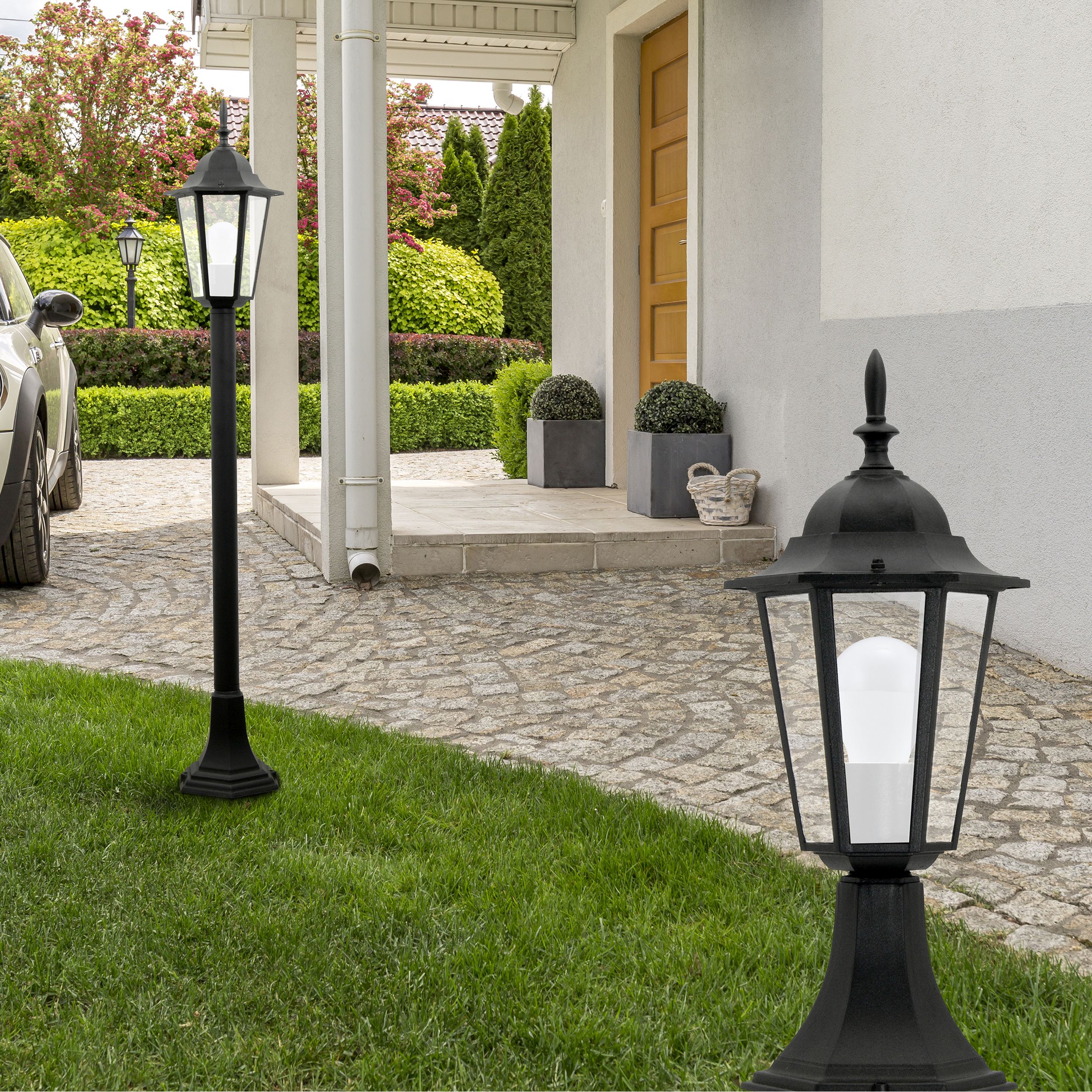 Goldlux Liguria lampa stojąca zewnętrzna 1x20 W czarna 201942 - Wysyłka w 24h