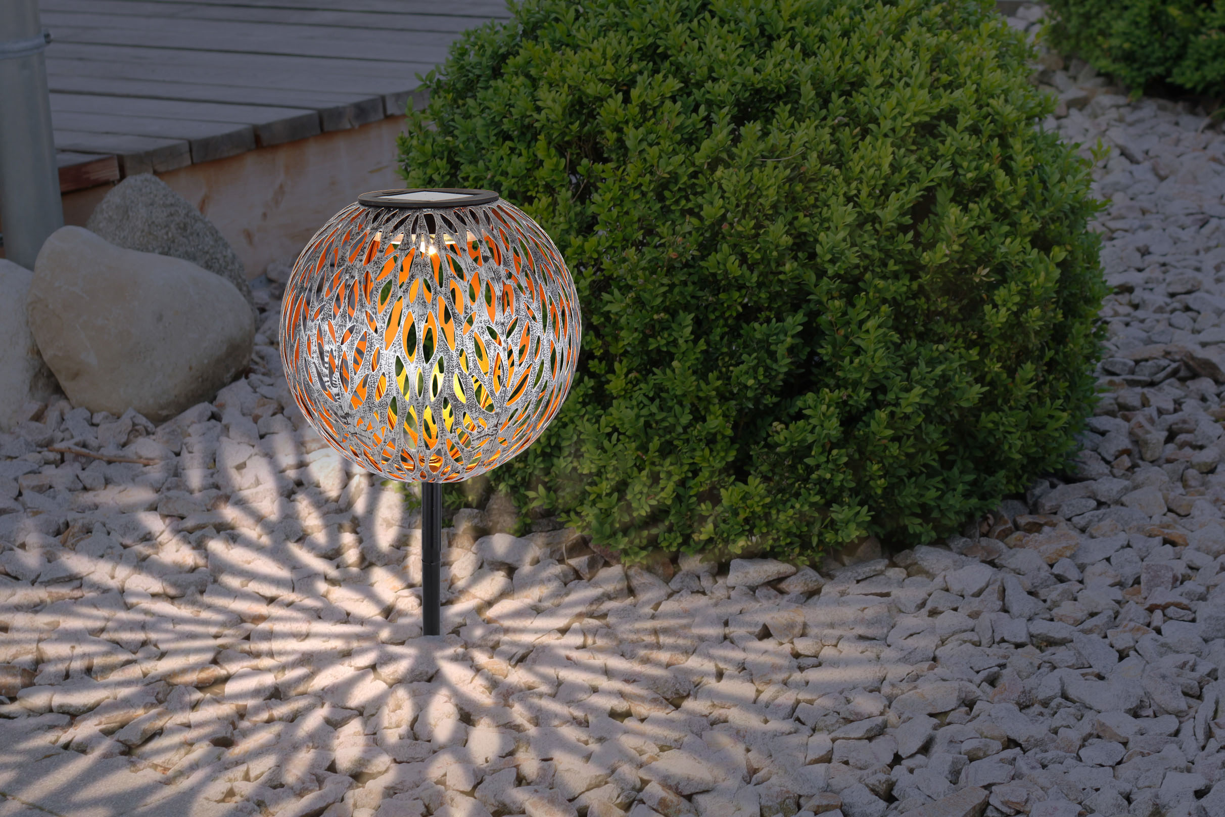 Globo Lighting Solar lampa stojąca 1x0,06 W czarny 33626