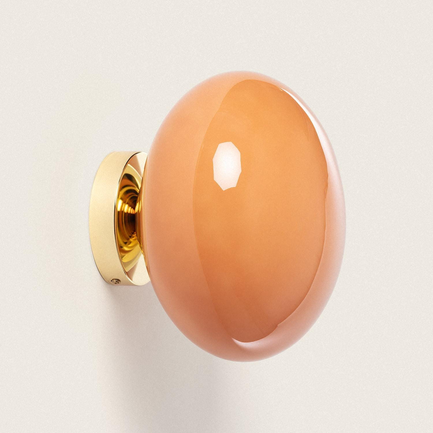 Abruzzo Sfero kinkiet 1x20 W złoty-pomarańczowy ABR-KCRS