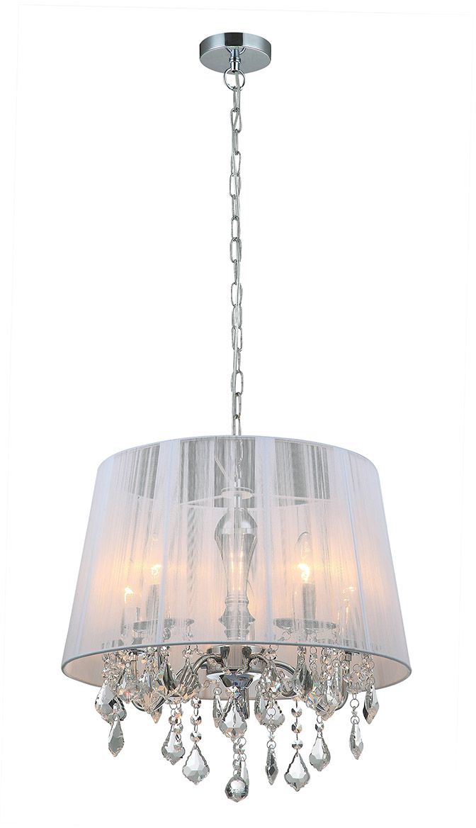 Italux Cornelia lampa wisząca 5x40 W biała MDM-2572/5 W