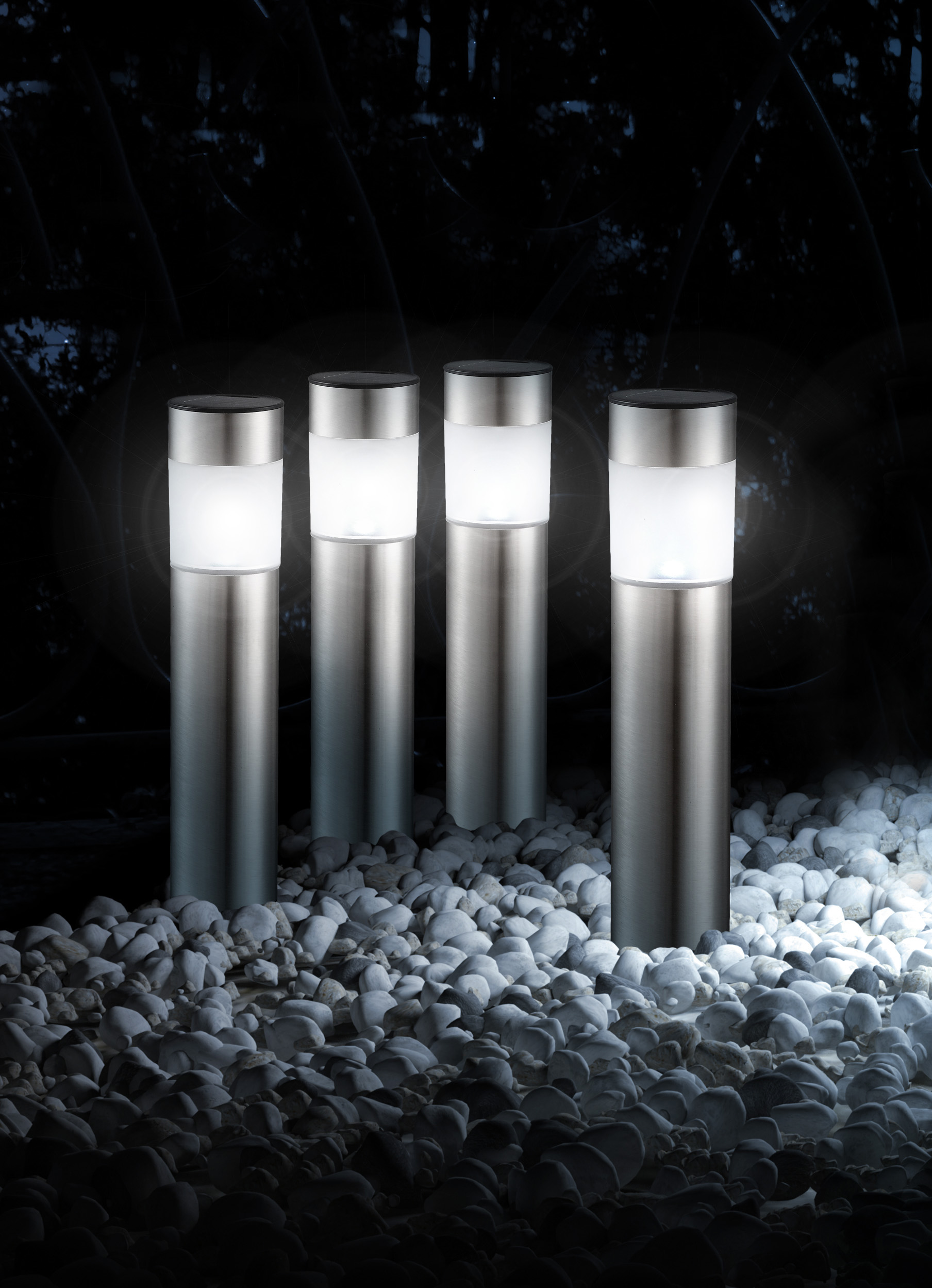 Globo Lighting Solar lampa stojąca 1x0,07 W stal 33245-4 - Wysyłka w 24h