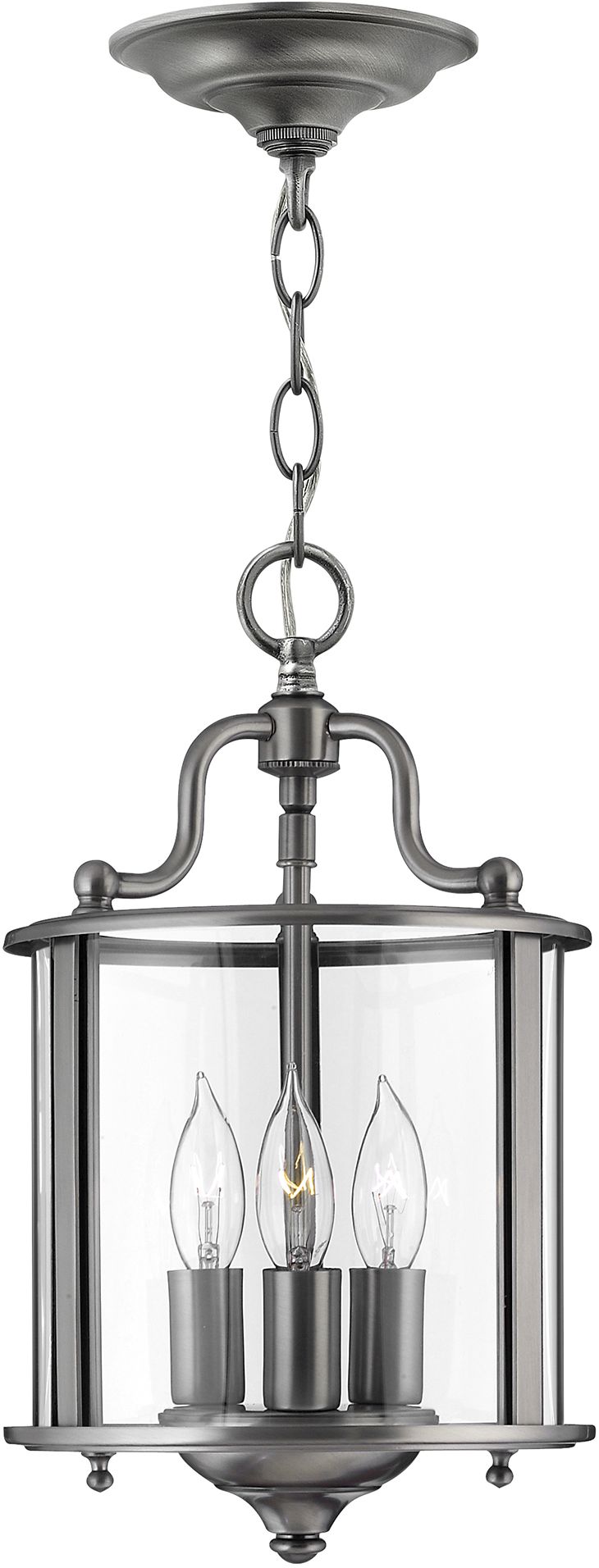 Elstead Lighting Gentry lampa wisząca 3x60 W pewter HK-GENTRY-P-S-PW