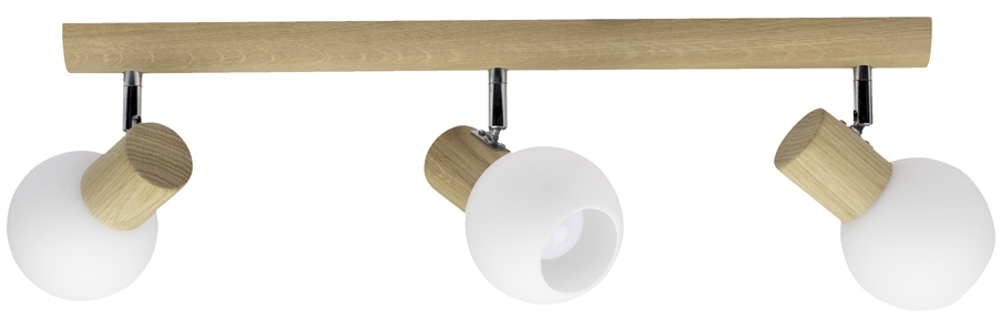 Spot-Light Karin lampa podsufitowa 3x40W dąb olejowany/biały 2231374 - Wysyłka w 24h