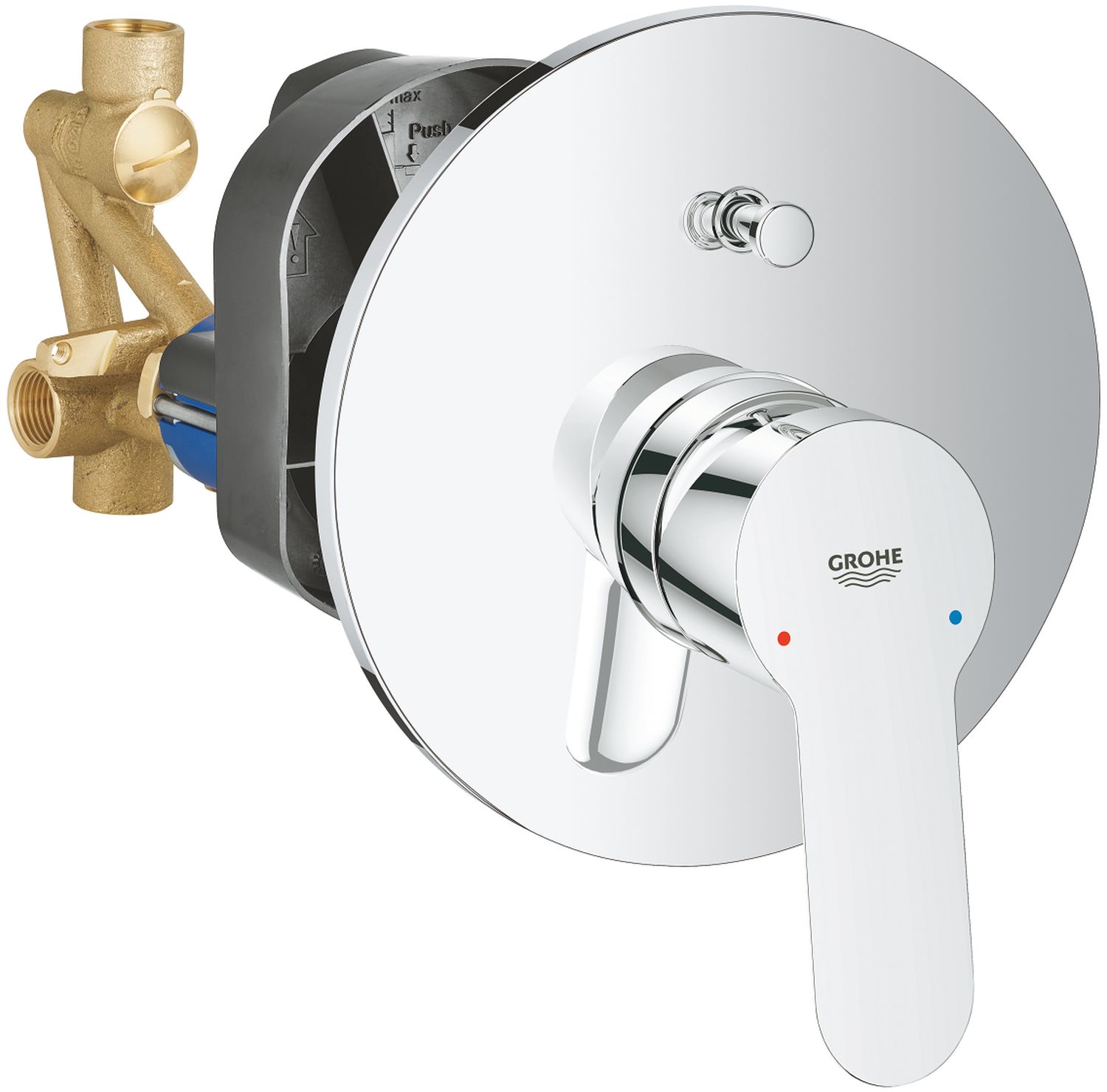 Grohe BauEdge bateria wannowo-prysznicowa podtynkowa chrom 29079000