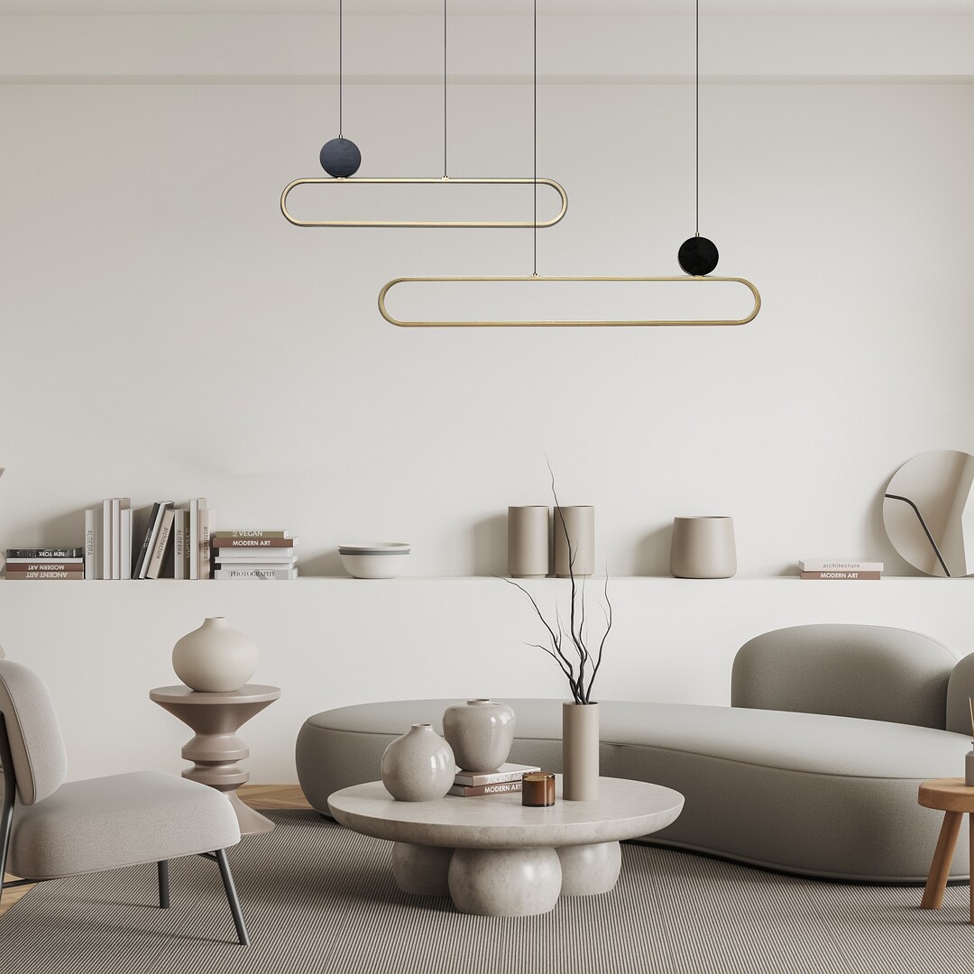 Rabalux Circado lampa wisząca 48 W biała-czarna-złota 72268 - Wysyłka w 24h