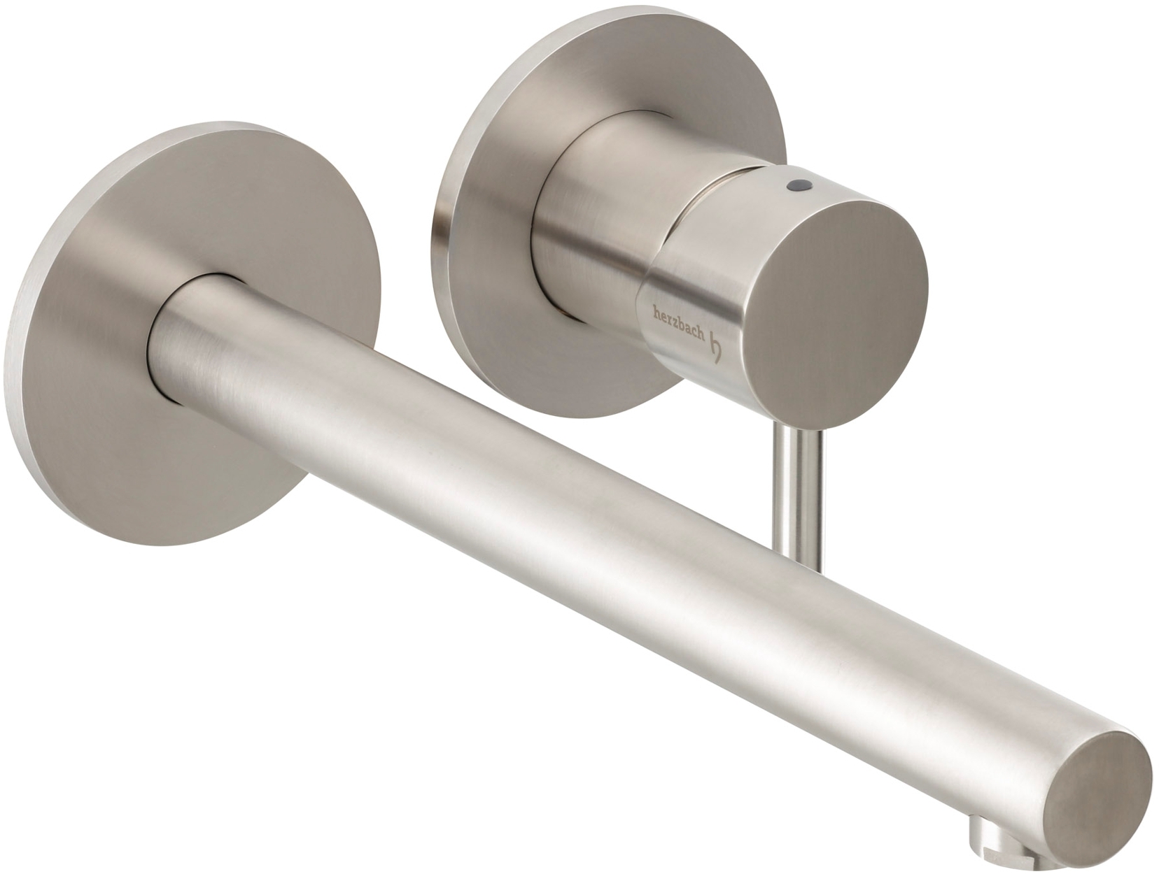 Herzbach Design iX bateria umywalkowa podtynkowa stal szczotkowana 17.139775.1.09