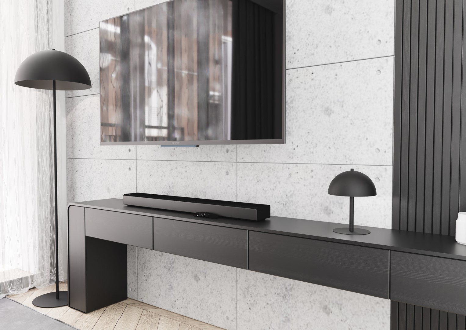 Emibig Mogu lampa stojąca 1x15 W czarna 1457/LP1