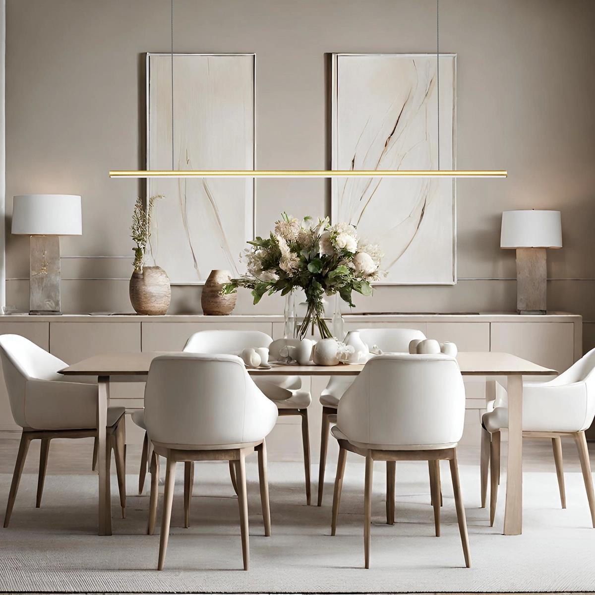 Altavola Design Linea No.1B lampa wisząca ściemnialna 1x15 W złota LA089/P2_120_4k_gold_dimm