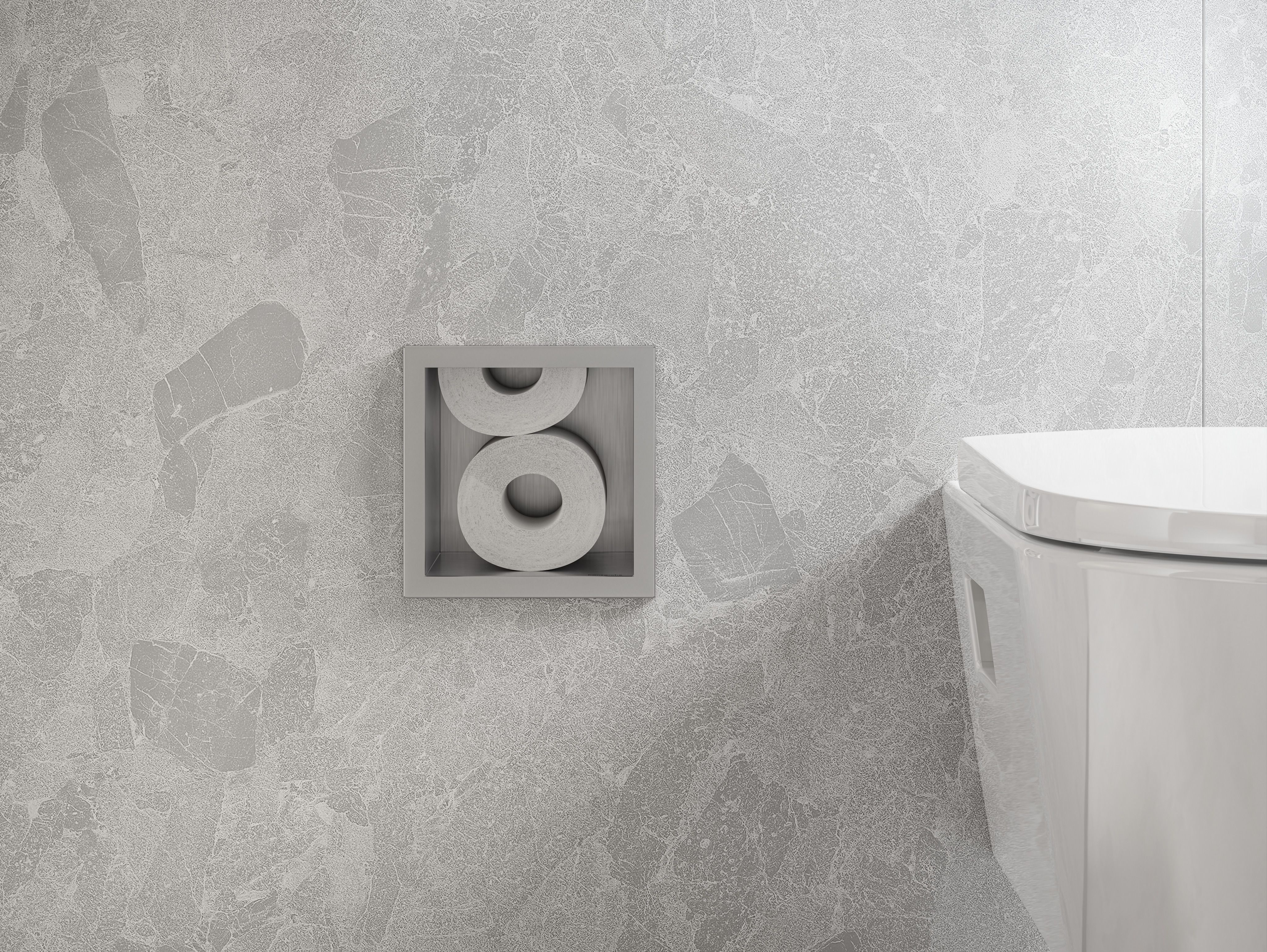 Hansgrohe XtraStoris Original uchwyt na papier toaletowy stal 56058800