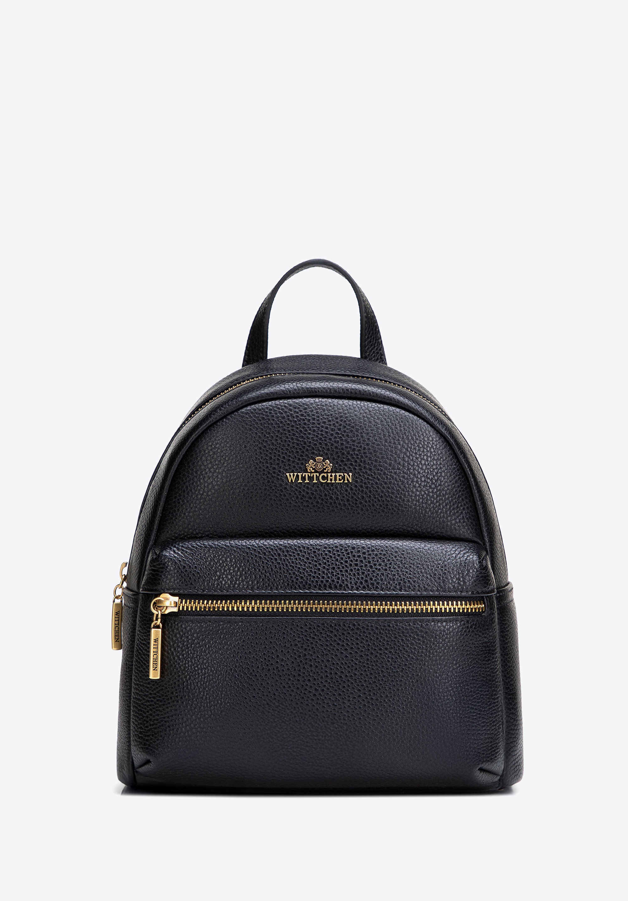 Damski plecak ze skóry naturalnej mały czarny