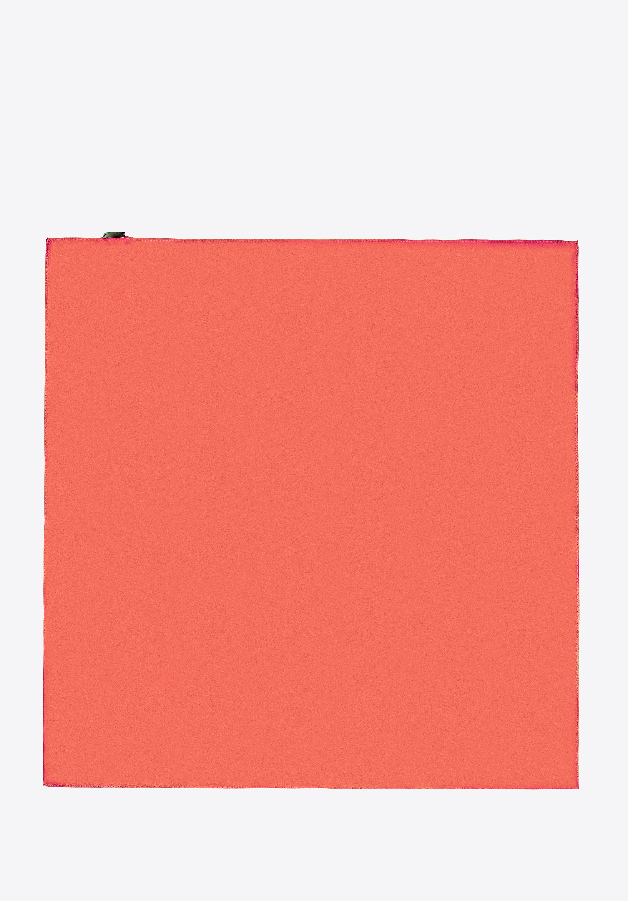 Jednolita damska apaszka z jedwabiu pomarańczowa