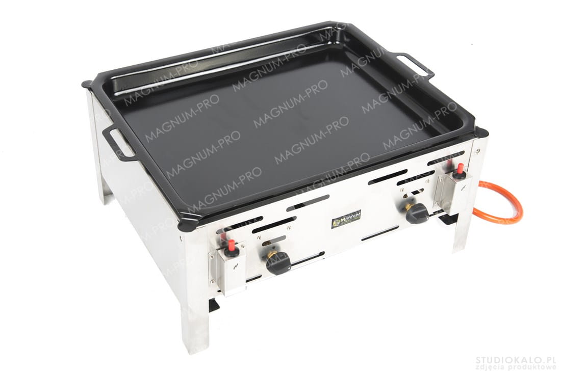 Patelnia gazowa, płyta duża płyta GN 2/1 na gaz propan-butan