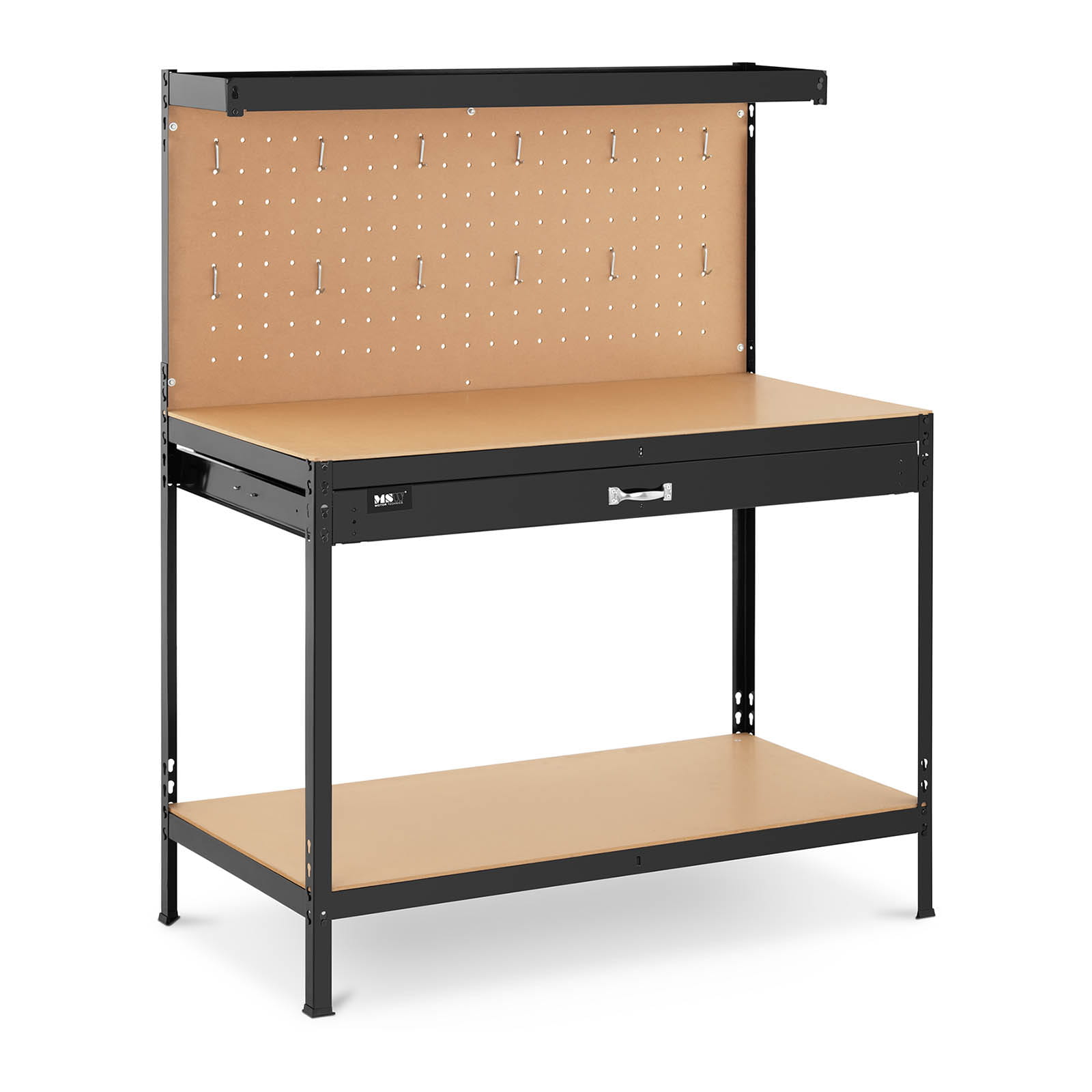 Stół warsztatowy z tablicą narzędziową