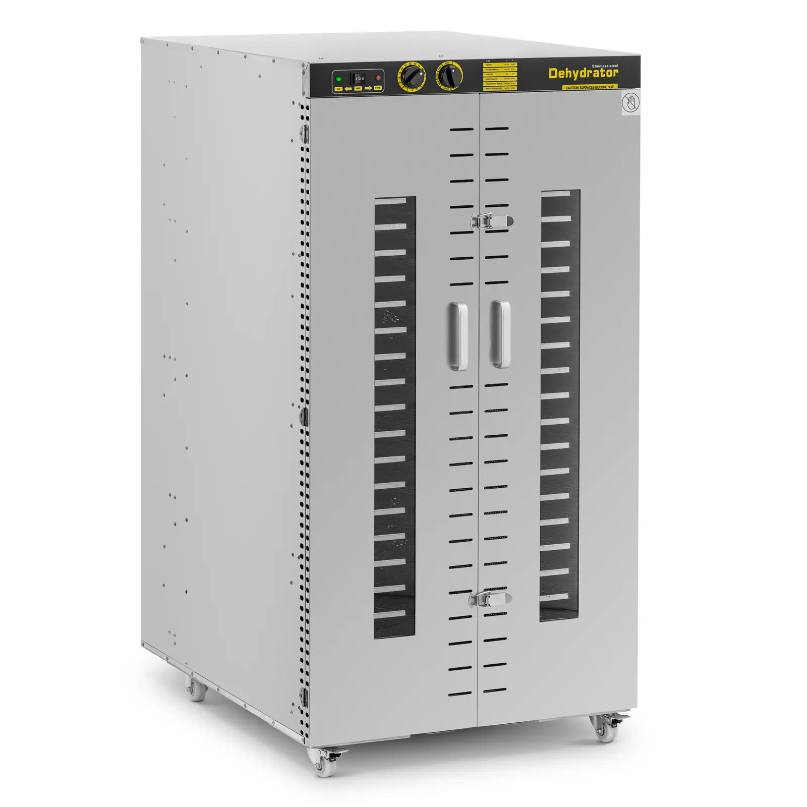 Profesjonalna suszarka do żywności 24 ruszty, dwudrzwiowa | 10013356