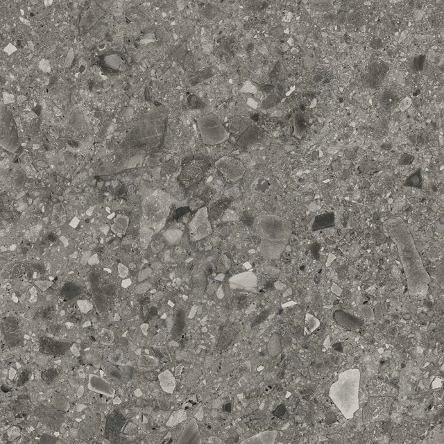Gres szkliwiony CANDY TERRAZZO NUOVO grey mat 59,8x59,8 gat. II