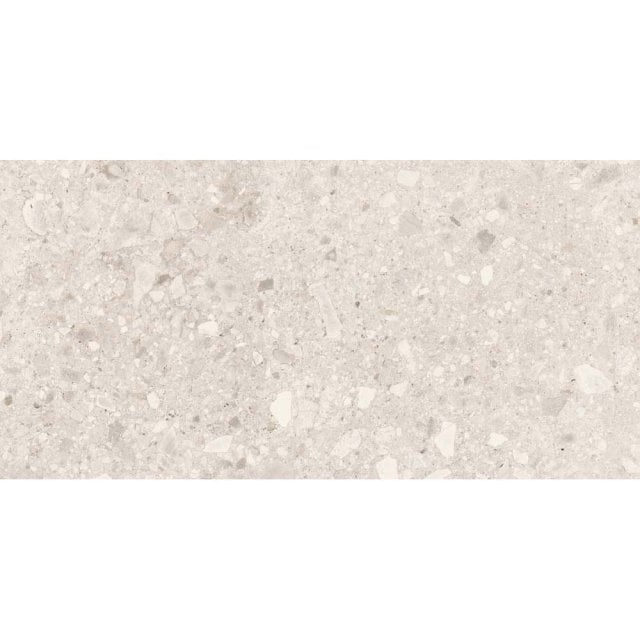 Gres szkliwiony TERRAZZO STONE white mat 59,8x119,8 gat. II
