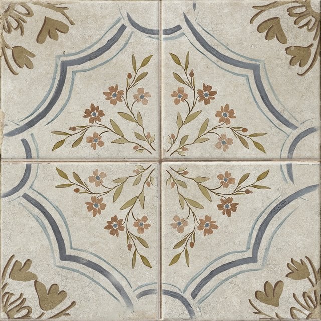 Gres szkliwiony LAVRI multicolour mat patchwork 42x42 gat. I Cersanit