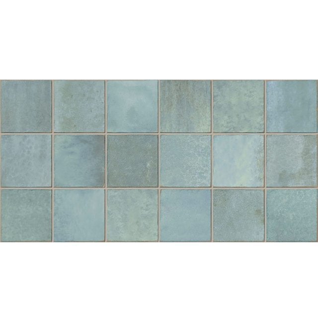 Gres szkliwiony hiszpański Gayafores DECO AMARIS GREEN błyszczący 32x