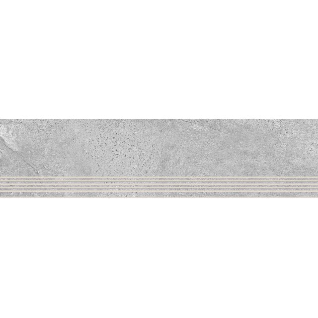 Gres szkliwiony stopnica MOONROW grey mat 29,8x119,8 gat. I Cersanit