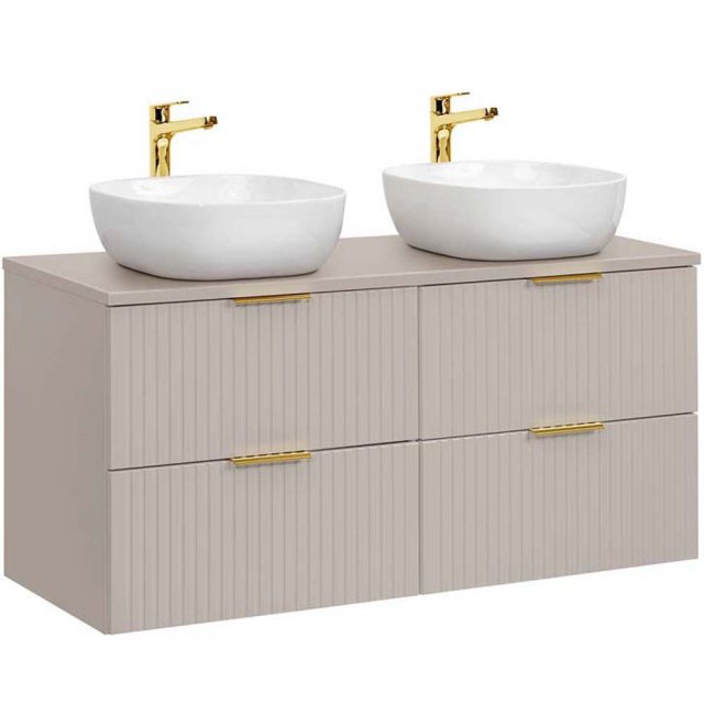 COMAD Zestaw mebli ADEL CASHMERE 2 szafki z blatem 120 cm, 2 umywalki