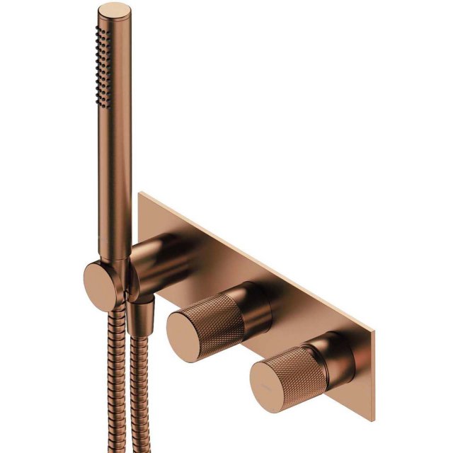 OMNIRES Bateria prysznicowo-wannowa CONTOUR podtynkowa z rączką prysz