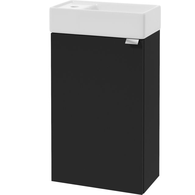 DEFTRANS Szafka RAPIDO z umywalką meblową czarna 40 cm