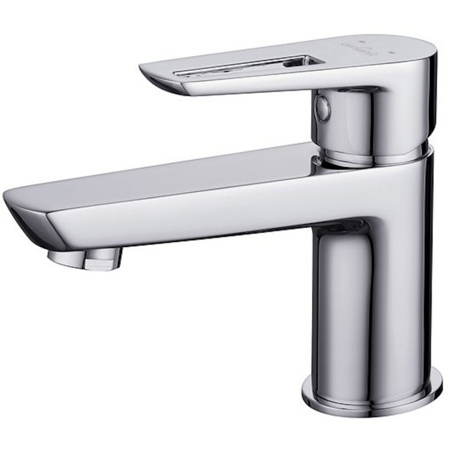 CERSANIT Bateria umywalkowa stojąca MILLE chrom z korkiem metalowym S