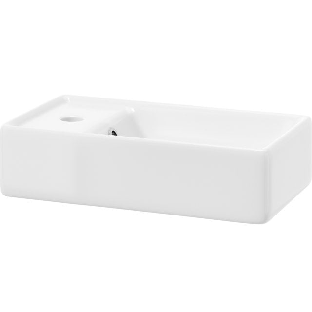 DEFTRANS Umywalka nablatowa RAPIDO 40 biała L7120