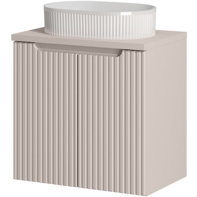 COMAD Zestaw mebli NOVA CASHMERE szafka z blatem 60 cm, umywalka BEYO