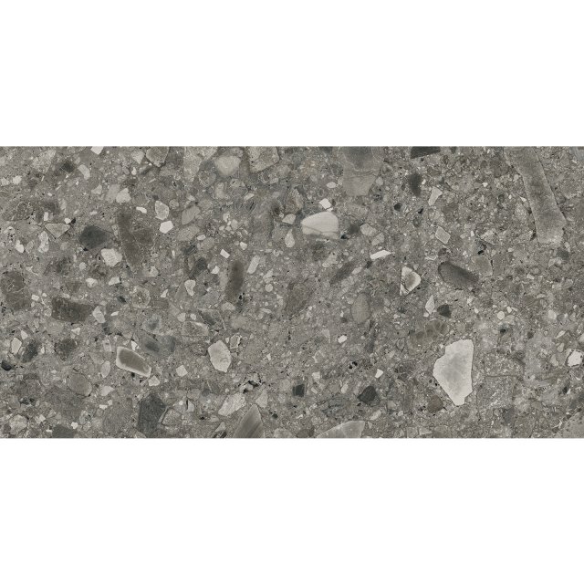 Gres szkliwiony CANDY TERRAZZO NUOVO grey mat 29,8x59,8 gat. II