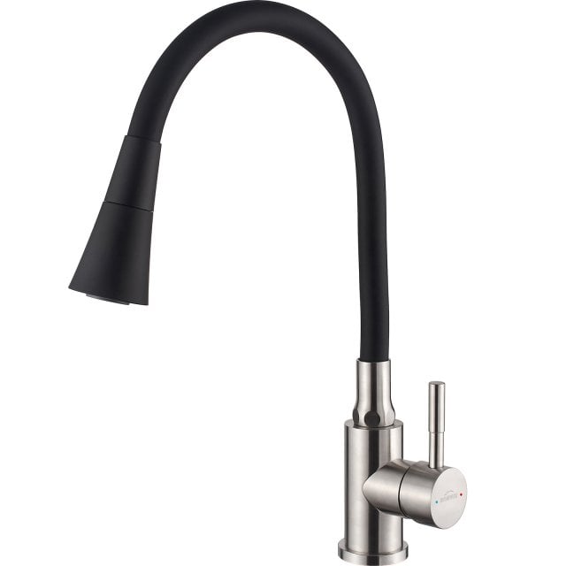 INVENA Bateria kuchenna stojąca GABI z 2-funkcyjną elastyczną wylewką