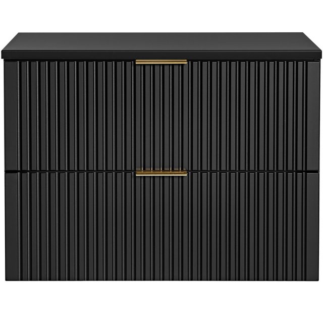 COMAD Szafka podumywalkowa ADEL BLACK z blatem 80 cm