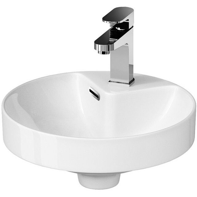 Umywalka wpuszczana w blat CREA 38 okrągła K114-002-PT
