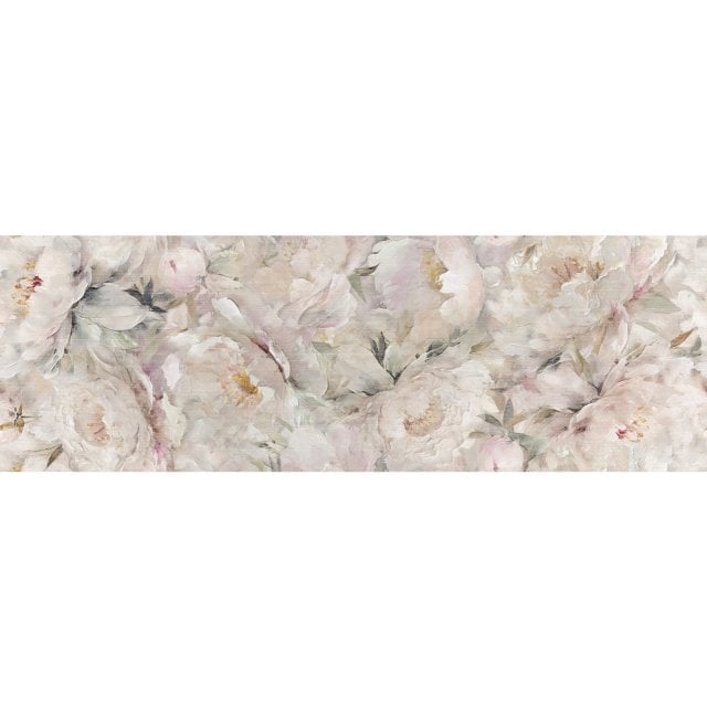 Płytka ścienna LUVIE beige wallpaper peony satin 39,8x119,8 gat. I