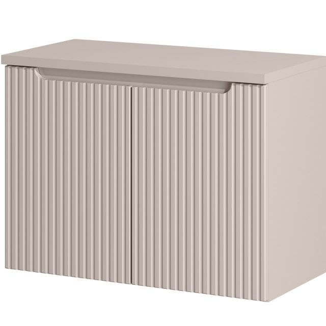 COMAD Szafka podumywalkowa z drzwiami NOVA CASHMERE z blatem 80 cm