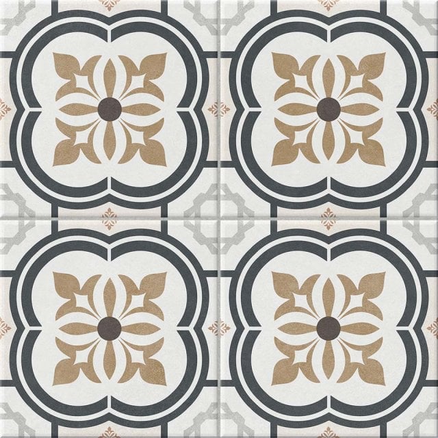 Gres szkliwiony FLAVORI patchwork multicolour mat 42x42 gat. II